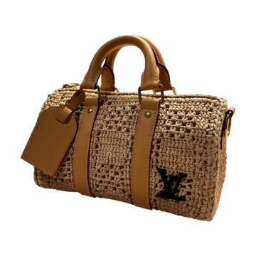 Louis Vuitton Keepall Bandouliere 25 Damier Raffia
