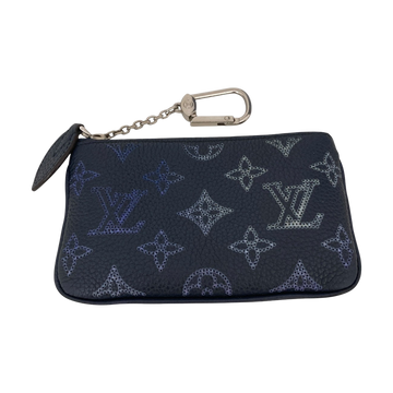 Louis Vuitton Mahina Pochette Cle Navy - Pre-owned