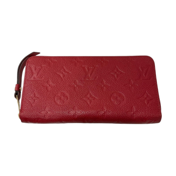 Louis Vuitton Monogram Empreinte Zippy Wallet Long Wallet Red - Pre-owned
