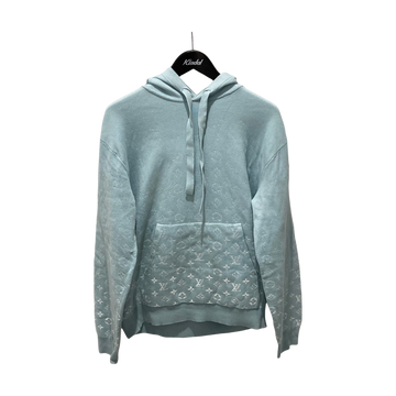 Louis Vuitton Monogram Gradient Jacquard Knit Hoodie Blue (SS23)