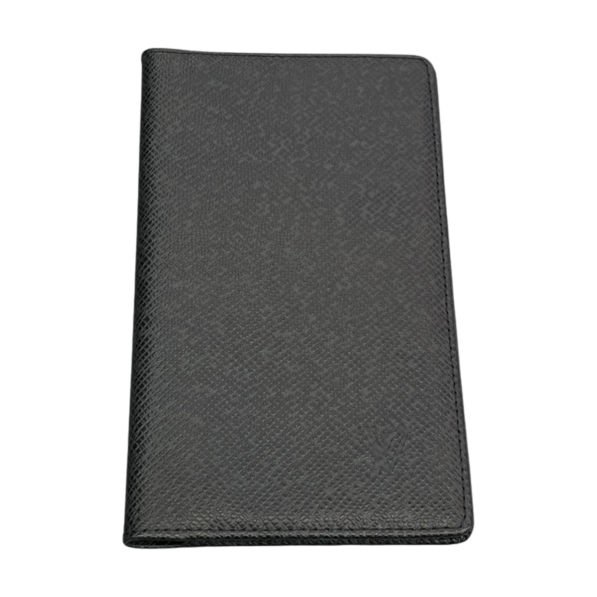 Louis Vuitton Taiga Agenda Posh Book Cover Black - Pre-owned