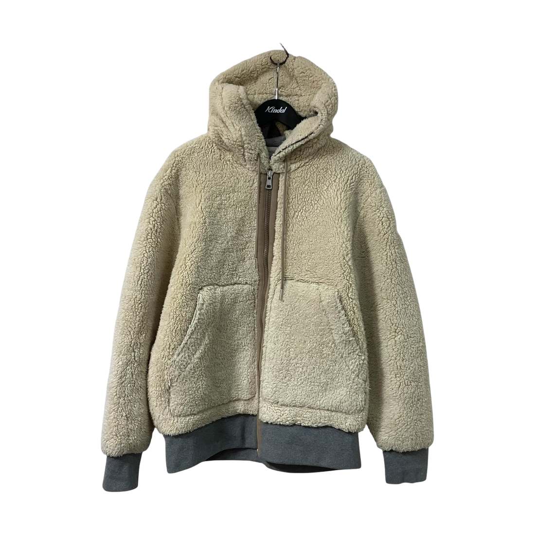 Moncler Hooded Fleece Jacket Yellow