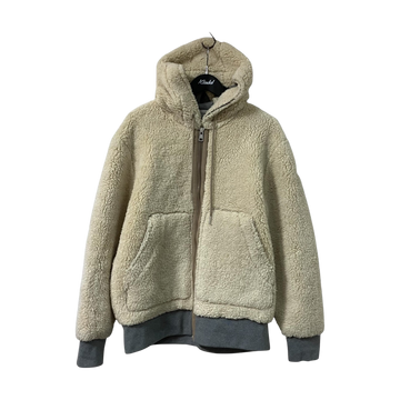 Moncler Hooded Fleece Jacket Yellow
