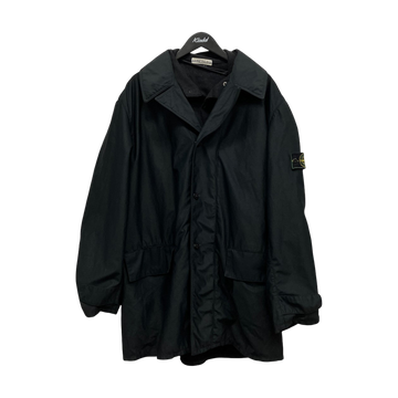Stone Island Green Edge Trench Coat with Liner Navy (FW98)