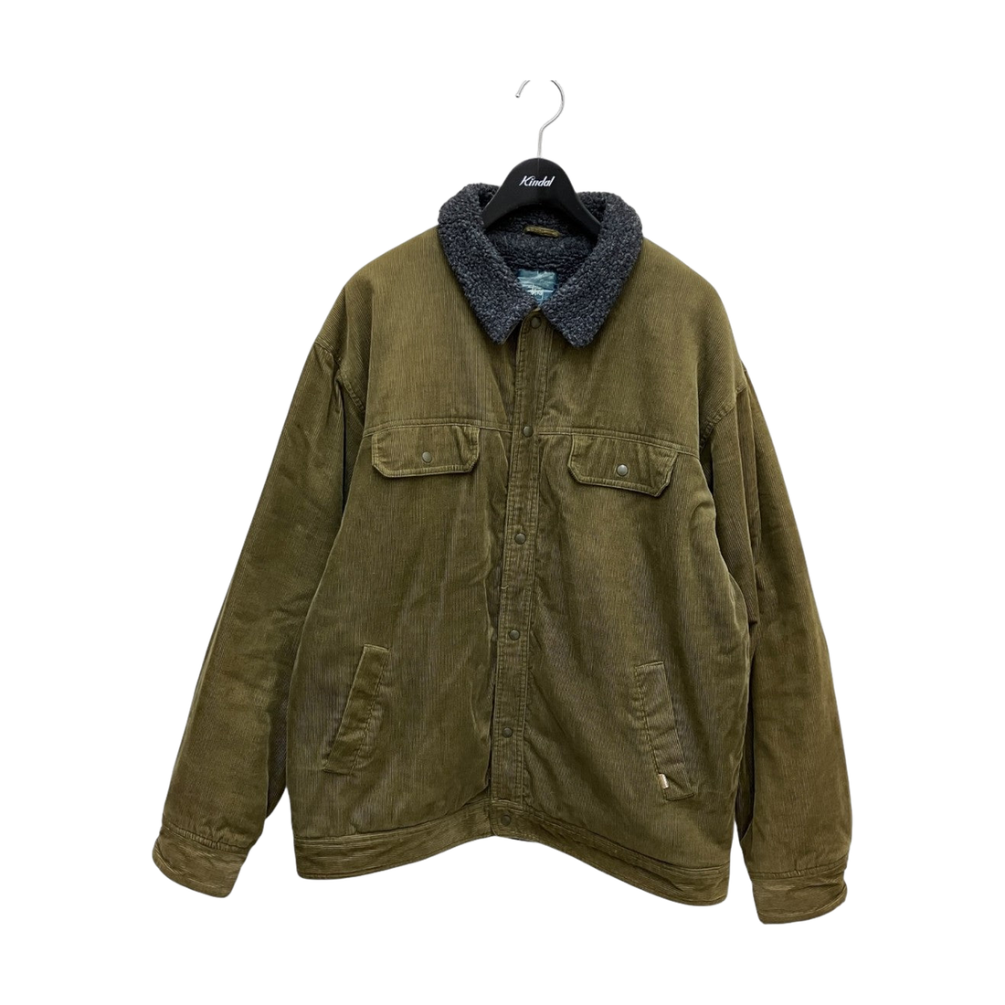 Stussy 90s Vintage Padded Corduroy Jacket Olive
