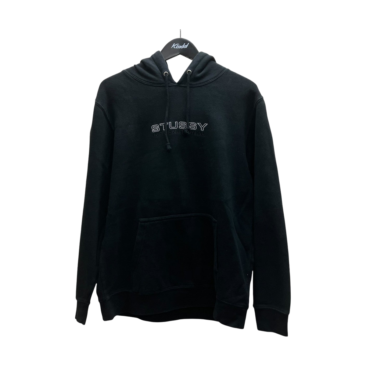 Stussy Logo Hoodie Black