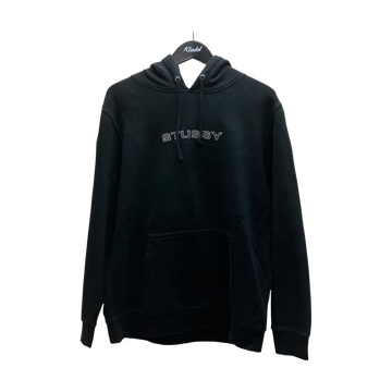 Stussy Logo Hoodie Black