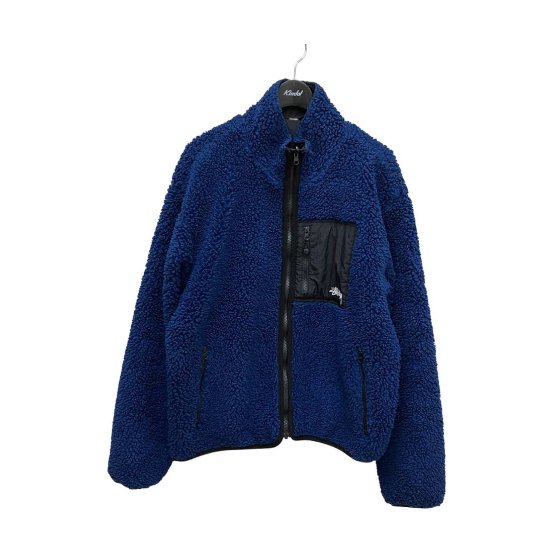 Stussy Reversible Boa Jacket Blue Black