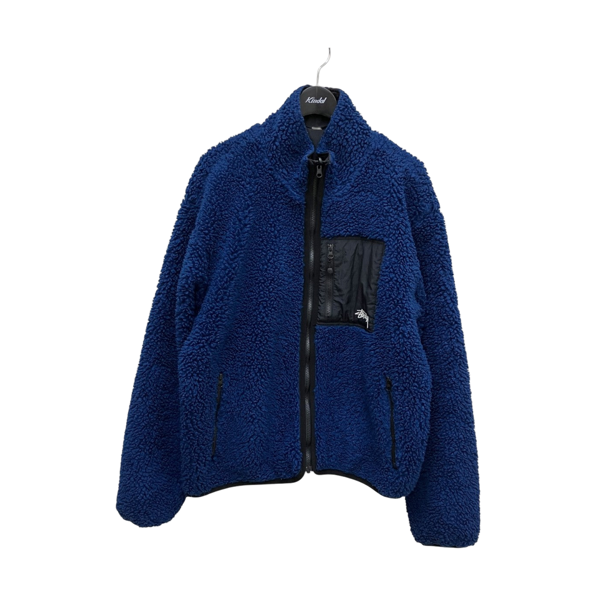 Stussy Reversible Boa Jacket Blue Black