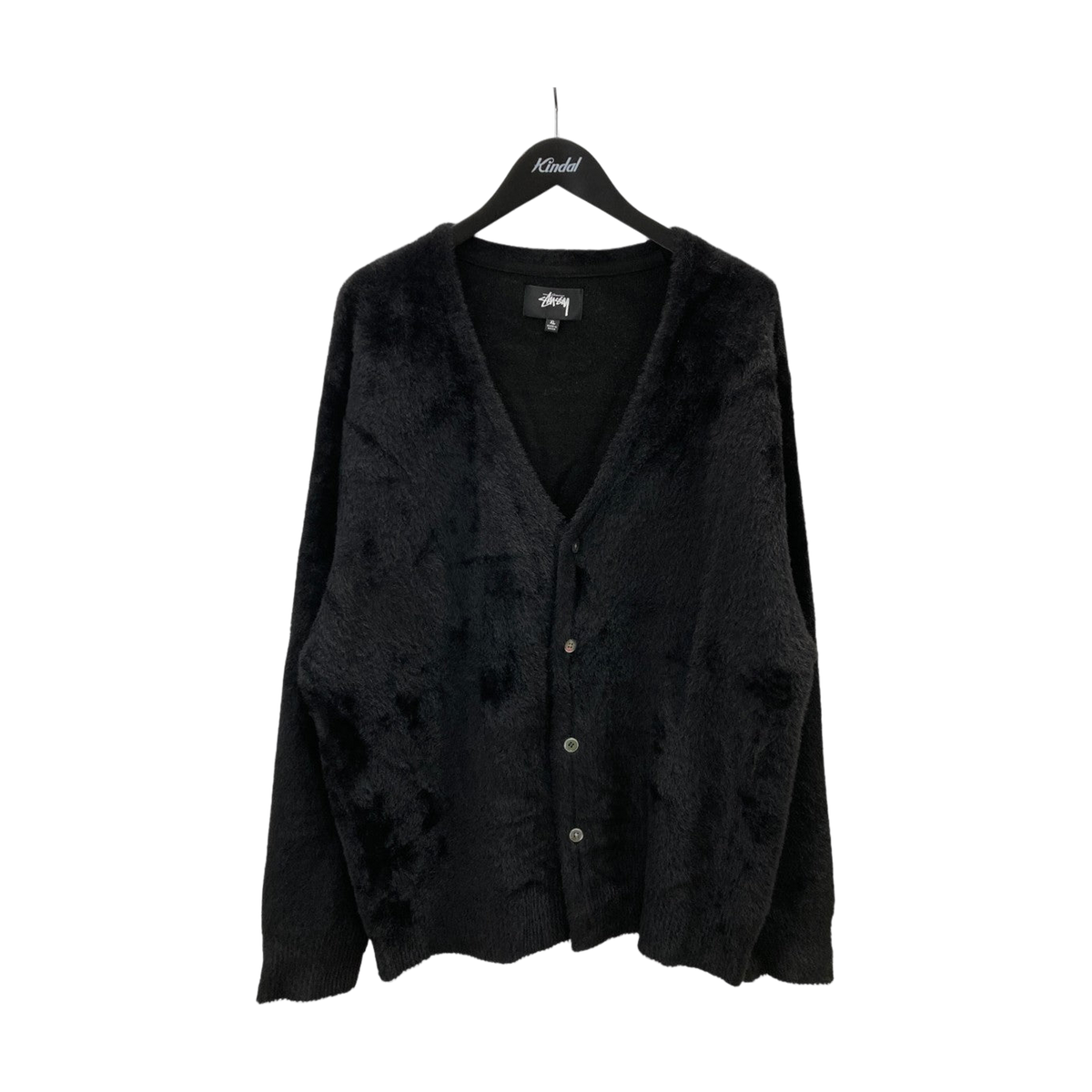 Stussy Shaggy Cardigan Black (SS24)
