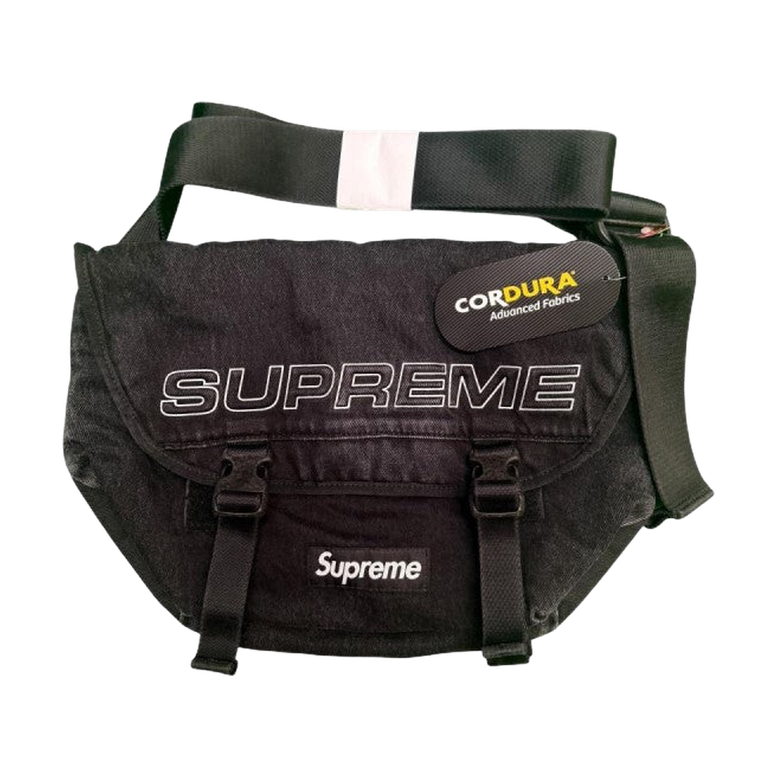 Supreme Denim Messenger Bag Black (FW25)