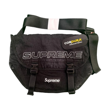 Supreme Denim Messenger Bag Black (FW25)