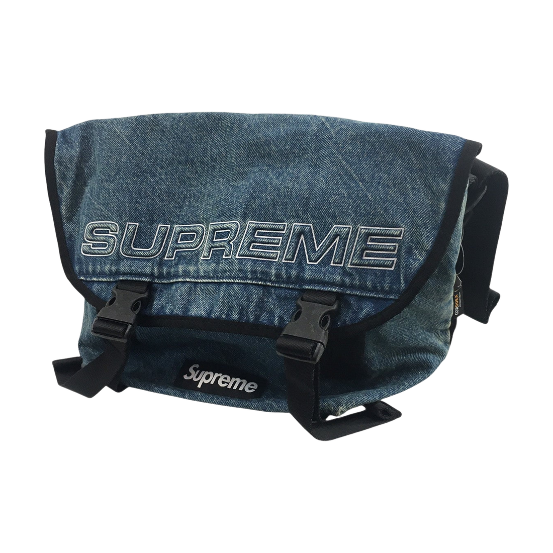 Supreme Denim Messenger Bag Blue (FW25)