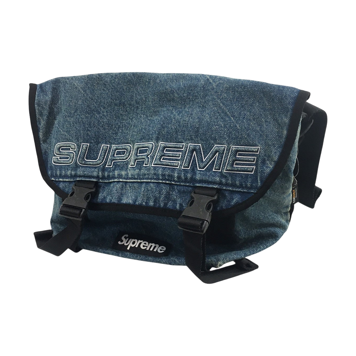 Supreme Denim Messenger Bag Blue (FW25)