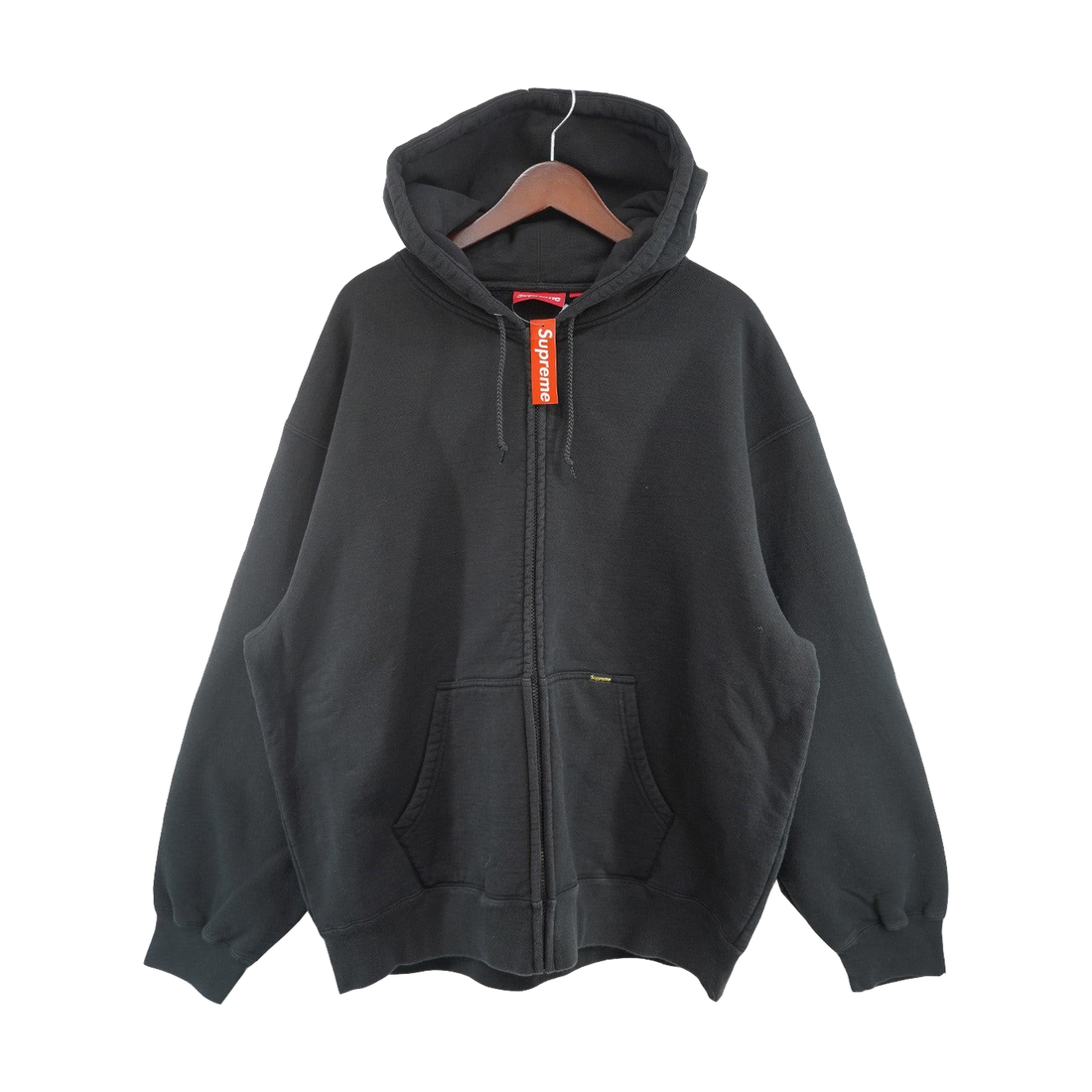 Supreme Work Zip Up Hooded Sweatshirt Black (SS25)