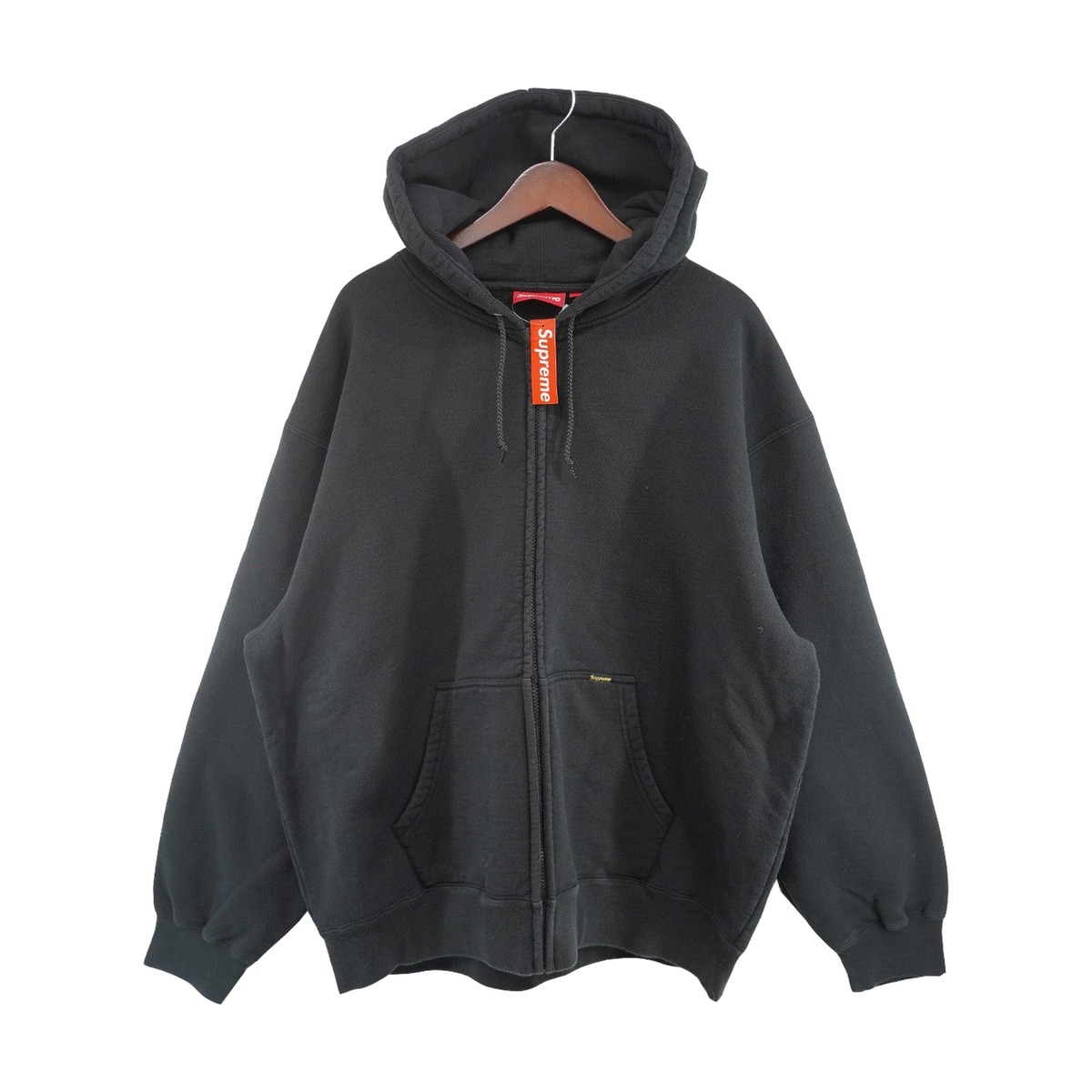 Supreme Work Zip Up Hooded Sweatshirt Black (SS25)
