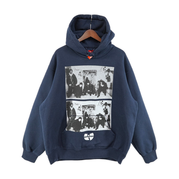 Supreme x Wu-Tang Clan Hooded Sweatshirt Navy (FW25)