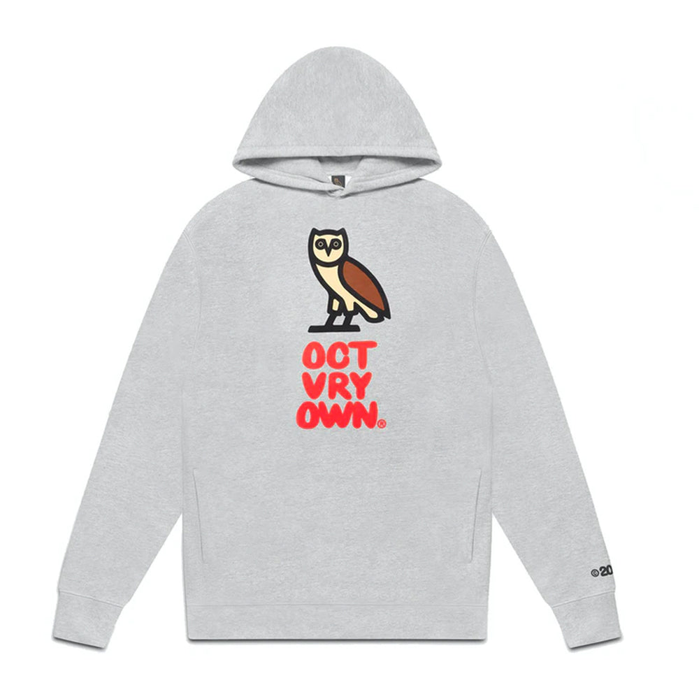 OVO Bubble heather grey hoodie