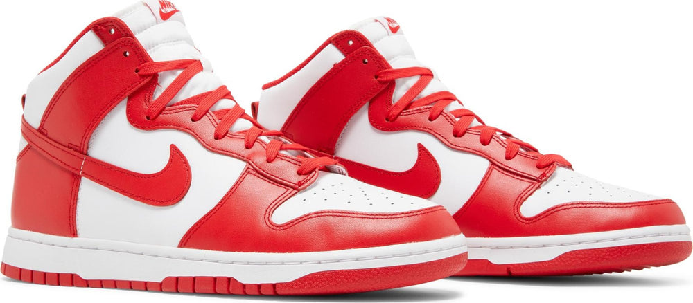 Dunk High Championship White and Red