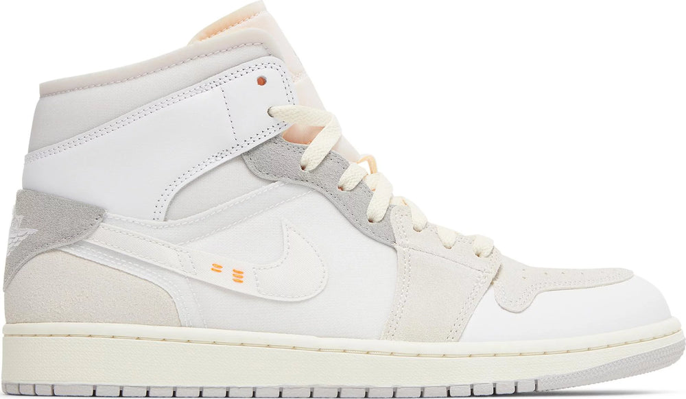 Air Jordan 1 Mid Craft Inside Out White Grey