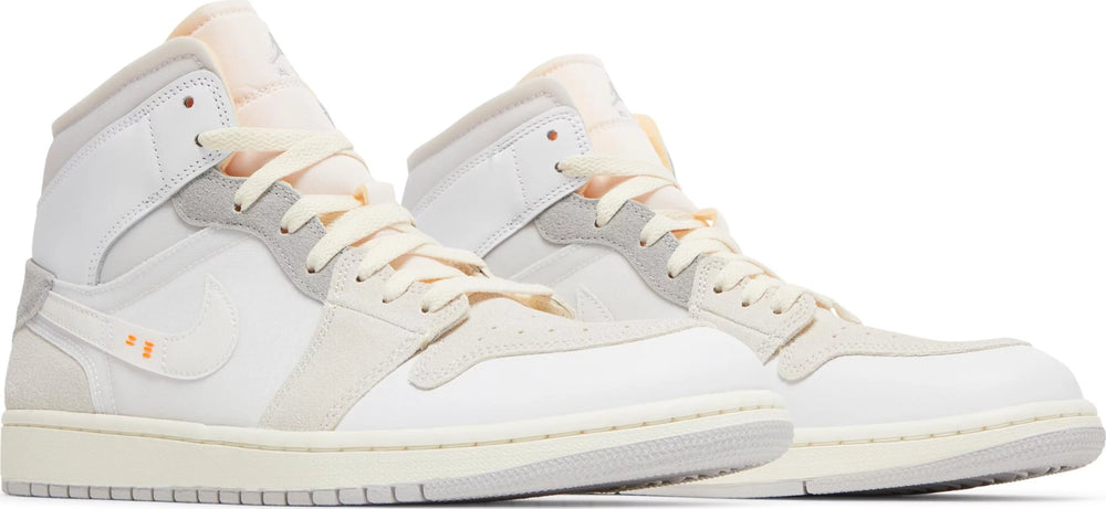 Air Jordan 1 Mid Craft Inside Out White Grey