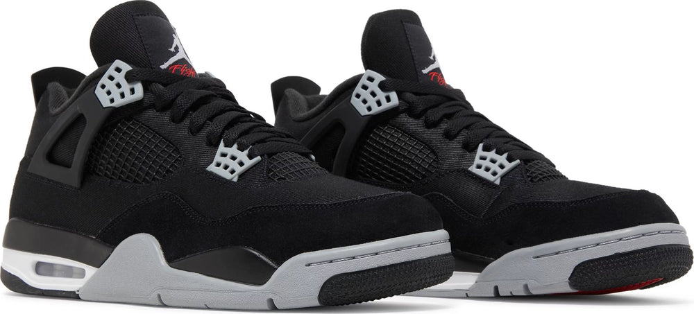 Air Jordan 4 Retro 'Black Canvas'